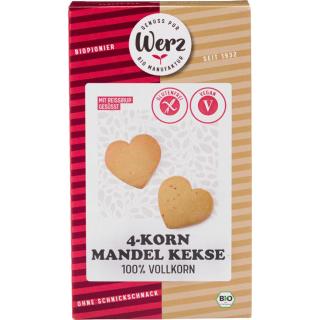 4-Korn-Vollk.-Mandel Keks glutenfrei