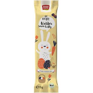 Lolly Hase. weiße Schokolad