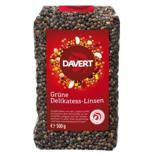 Grüne Delikatess-Linsen franzö