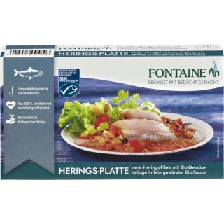Heringsplatte konv. (Hering&Gemüse)