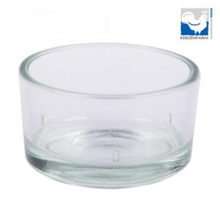 Glas für Teelicht Bienenw.