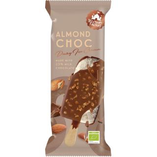 Almond Choc Stieleis m. Mandelkrokant