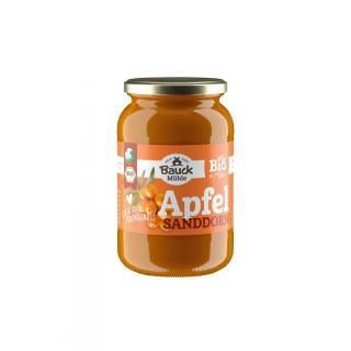 Apfel-Sanddorn-Mus, mit Apfeldicksaft