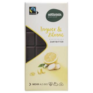 Chocolat Ingwer & Zitrone zartbitter 57%
