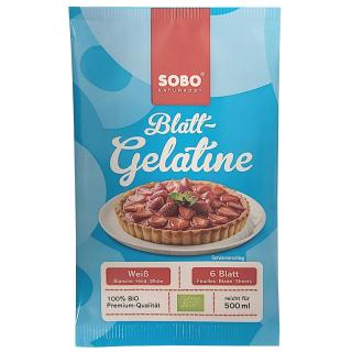 Bio-Blattgelatine 6 Blatt/10g