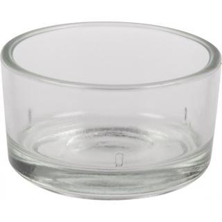 Glas für Teelicht Bienenw.
