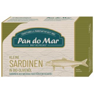 Kleine Sardinen wild in Bio-Olivenöl extra